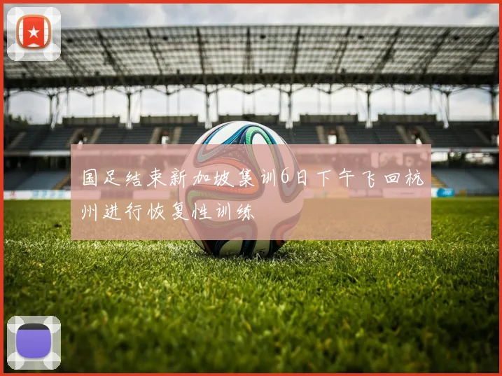 国足结束新加坡集训6日下午飞回杭州进行恢复性训练